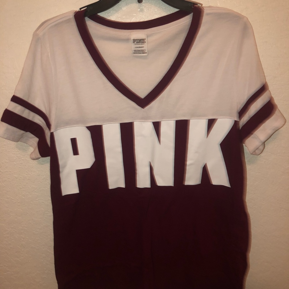 Pink “V Neck “ T-shirt